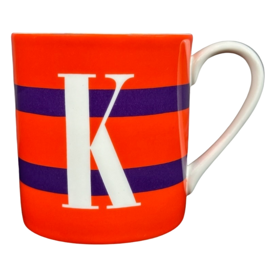 Kate Spade To The Letter "K" Monogram Initial Mug Lenox