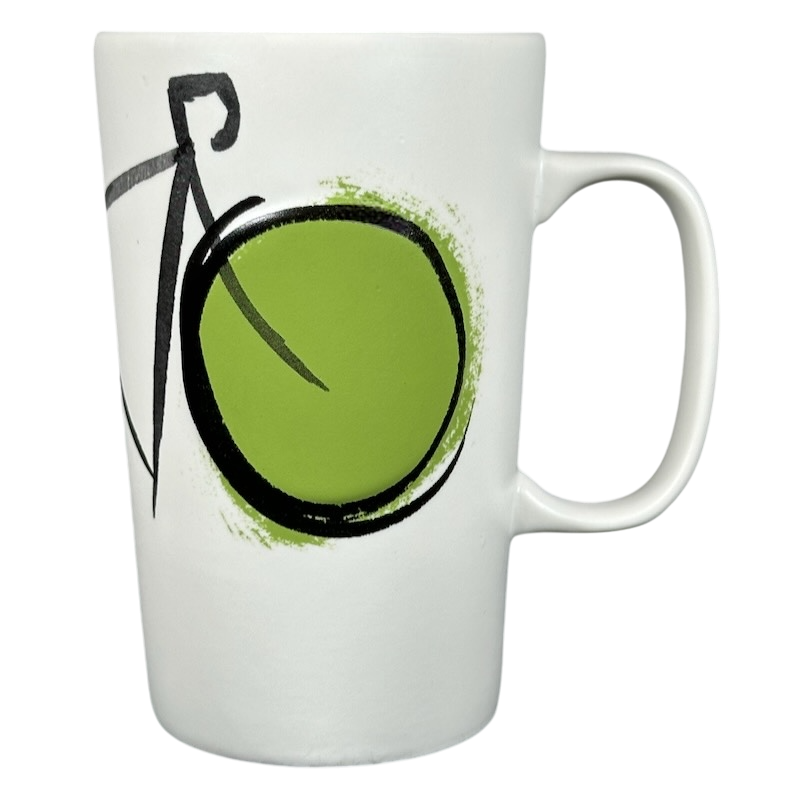 Dot Collection Green Dot Bicycle 16oz Tall Mug 2015 Starbucks