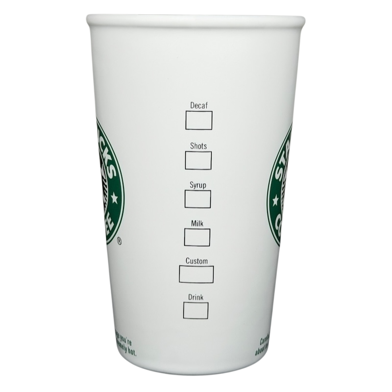 Starbucks Grande Siren Vintage Mug - 16oz Tall White