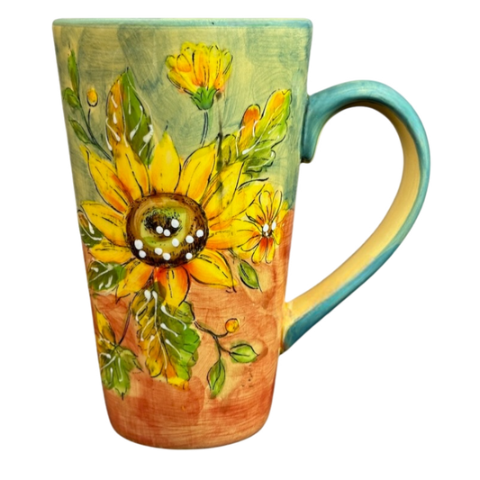 Terra Sunflower Tall Mug