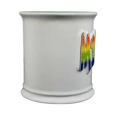 MICHELLE 3D Embossed Rainbow Name Mug