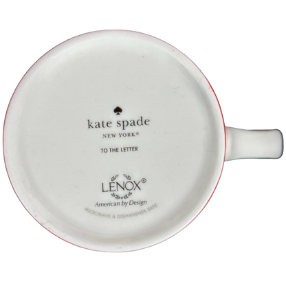 Kate Spade To The Letter "K" Monogram Initial Mug Lenox