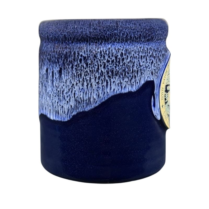 USS Arizona Memorial 2016 Dark Blue Mug Deneen Pottery