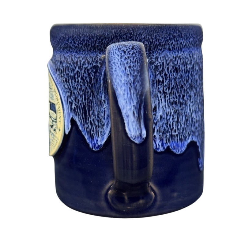 USS Arizona Memorial 2016 Dark Blue Mug Deneen Pottery