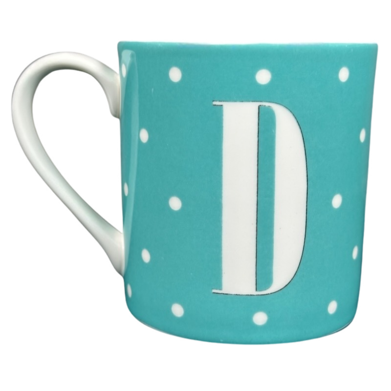 Kate Spade To The Letter "D" Monogram Initial Mug Lenox