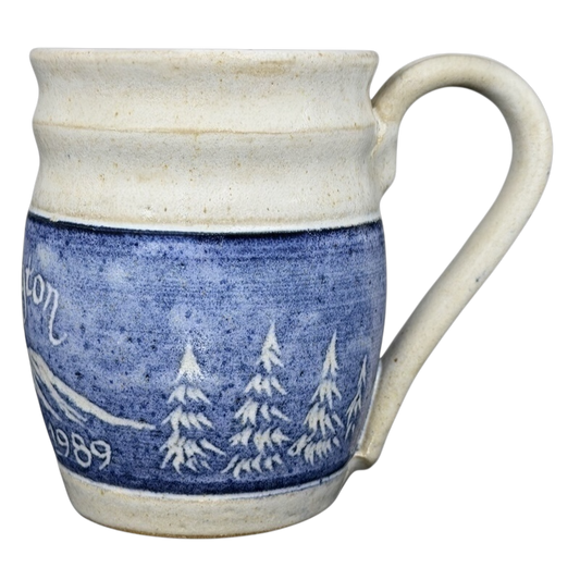 Washington State Centennial 1889–1989 Signed Pottery Mug