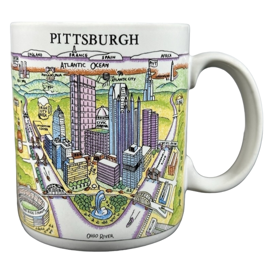 A View Of The World Pittsburgh Mug City Mugs