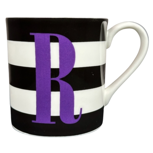 Kate Spade What's In A Name Letter "R" Monogram Initial Mug Lenox