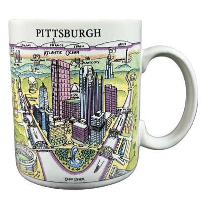 A View Of The World Pittsburgh Mug City Mugs