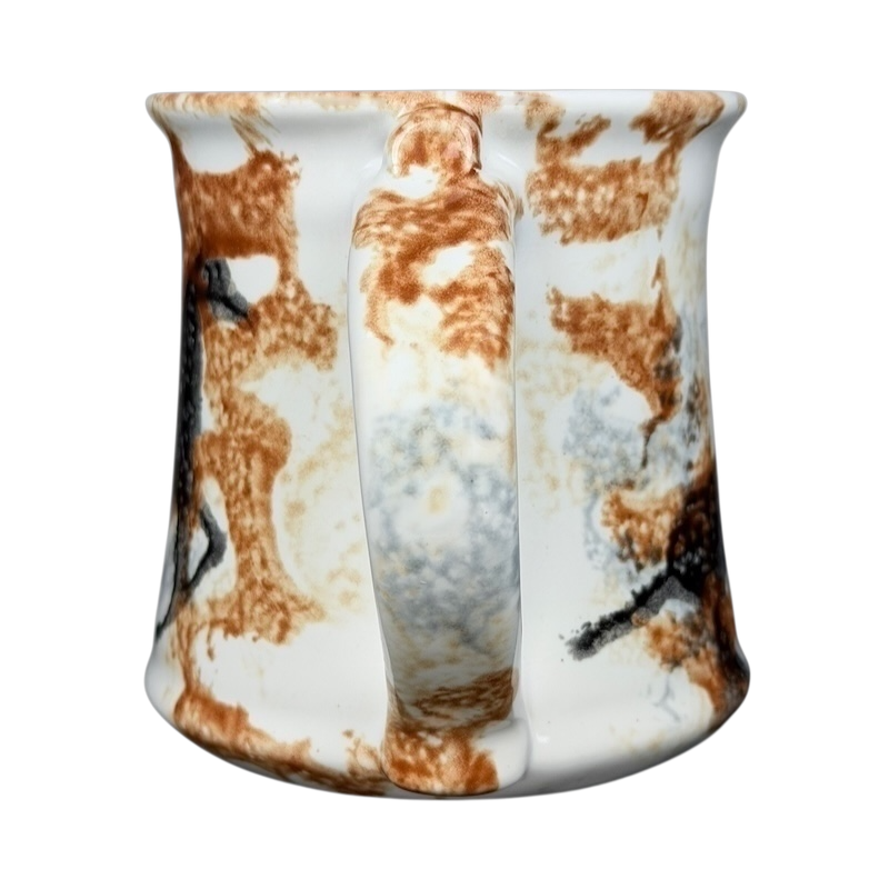 Horse Prancing Signed Neher Pottery Mug