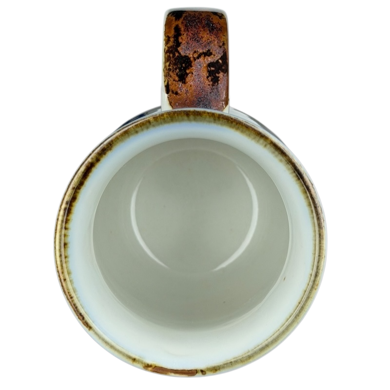 Blue Pansies Tankard Mug Otagiri