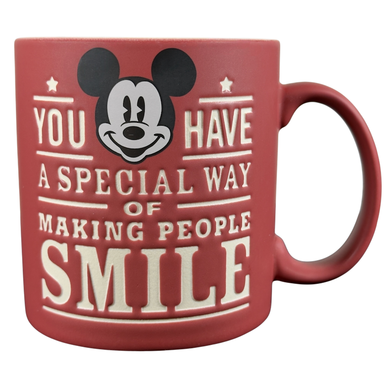 Mickey Mouse You Have A Special Way Of Making People Smile Etched Disney Parks Mug