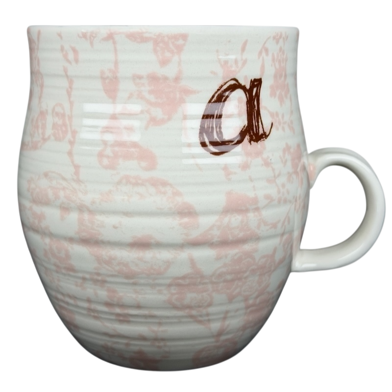 Homegrown Letter "a" Monogram Initial Mug Anthropologie