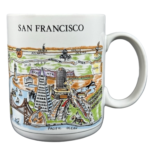 A View Of The World San Francisco Mug City Mugs