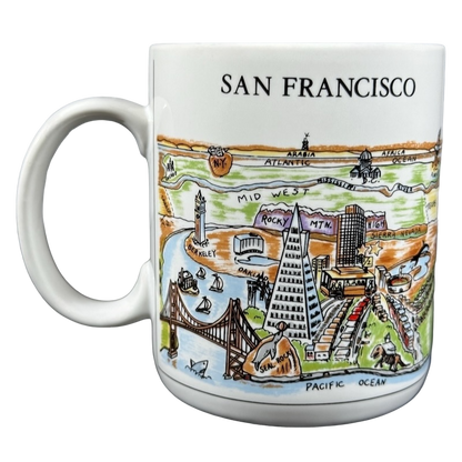 A View Of The World San Francisco Mug City Mugs