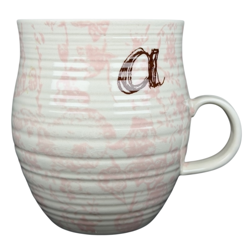 Homegrown Letter "a" Monogram Initial Mug Anthropologie