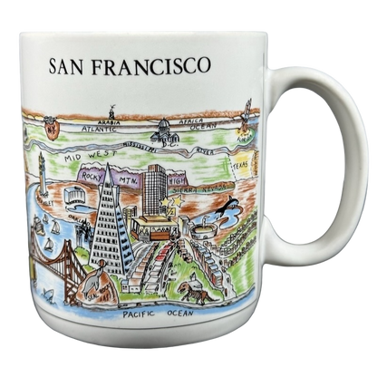 A View Of The World San Francisco Mug City Mugs