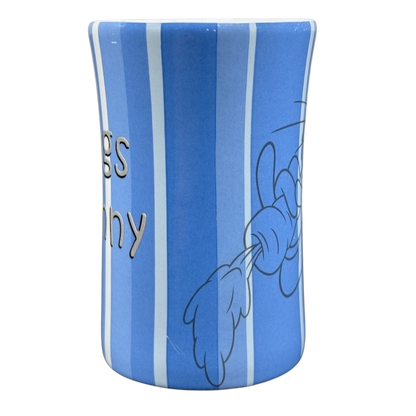 Bugs Bunny Looney Tunes 3D Embossed Six Flags Mug Warner Brothers