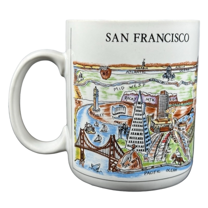 A View Of The World San Francisco Mug City Mugs