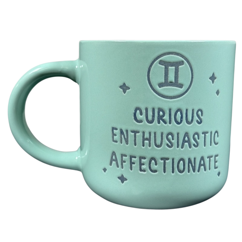 Gemini Astrology Zodiac Etched Mug Wild Sage