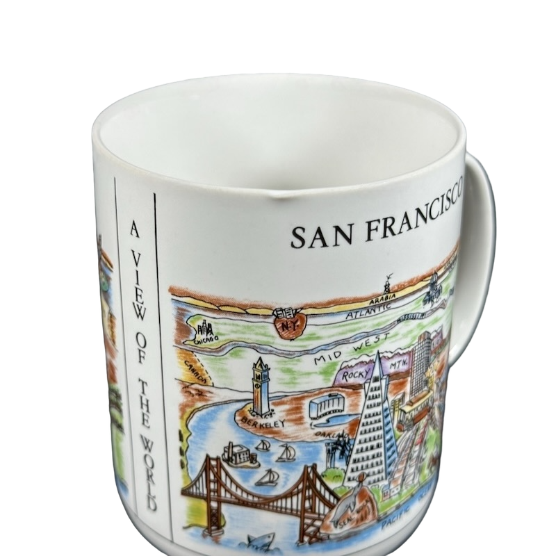 A View Of The World San Francisco Mug City Mugs