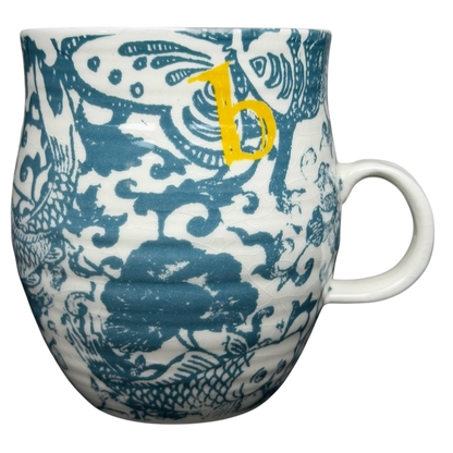 Homegrown Letter "b" Monogram Initial Mug Anthropologie