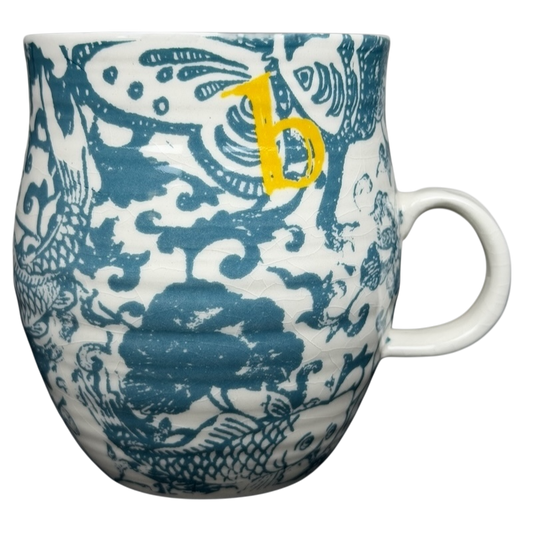 Homegrown Letter "b" Monogram Initial Mug Anthropologie