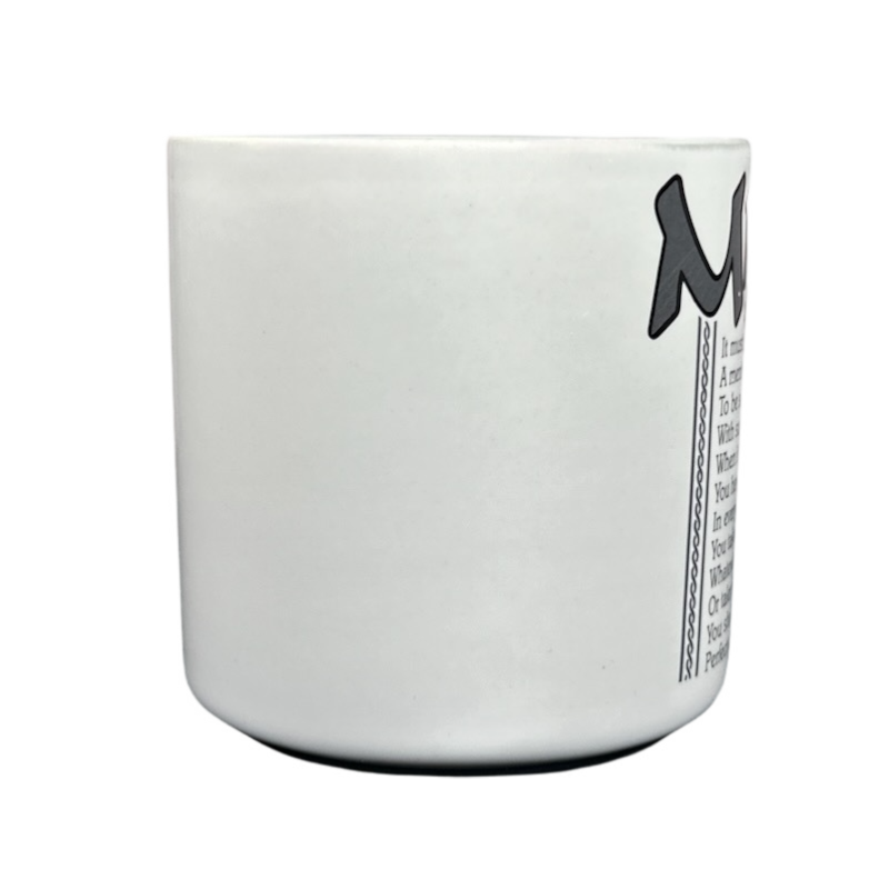 MIKE Poetry Name Gray Interior Mug Papel