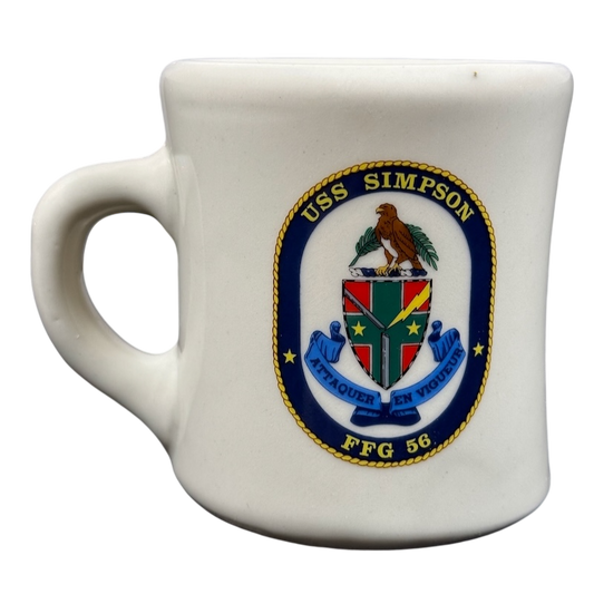 USS Simpson FFG 56 Mug Mil-Art China