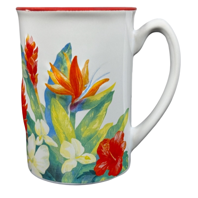 Island Garden Bird Of Paradise Embossed Large Mug Island Heritage