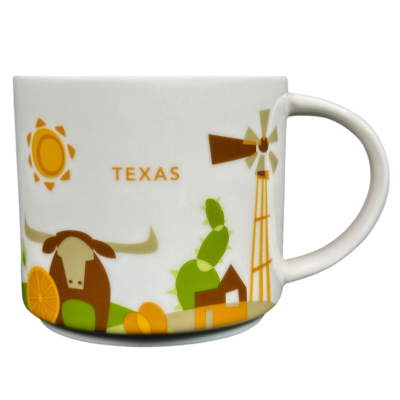 You Are Here Collection Texas 14oz Mug 2015 Starbucks