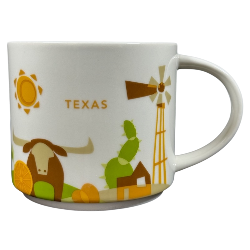 You Are Here Collection Texas 14oz Mug 2015 Starbucks