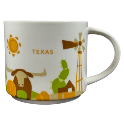 You Are Here Collection Texas 14oz Mug 2015 Starbucks