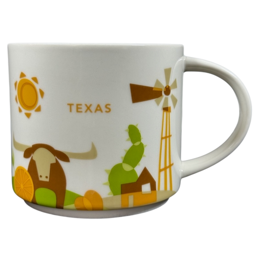 You Are Here Collection Texas 14oz Mug 2015 Starbucks