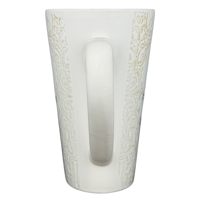 Faith Is Not Believing That God Can, It's Knowing He Will Etched Lace Pattern Tall Mug Spectrum Designz
