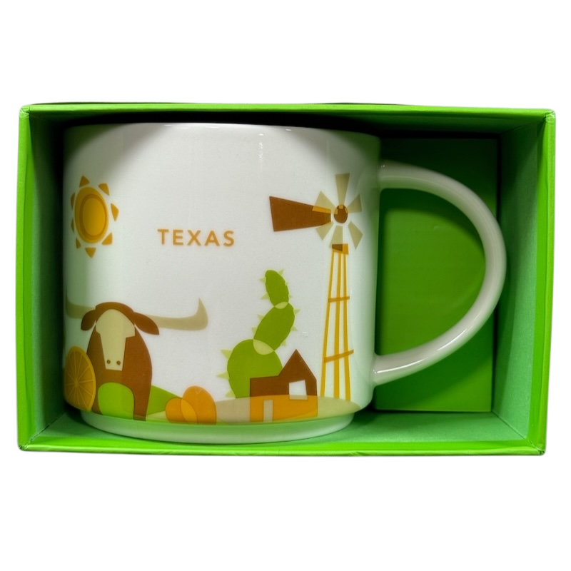 You Are Here Collection Texas 14oz Mug 2015 Starbucks