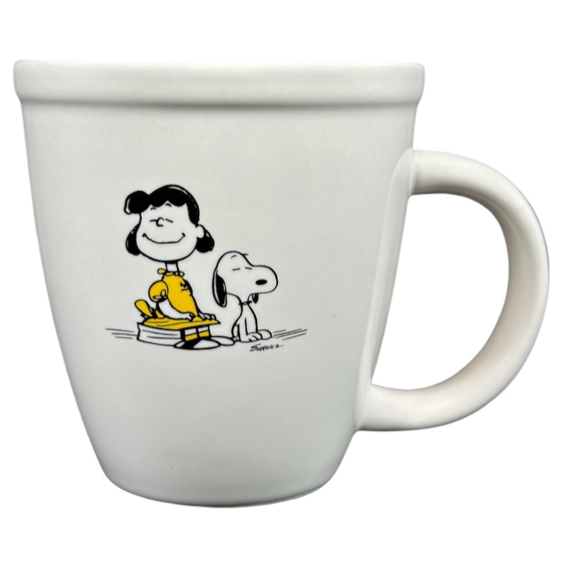 Peanuts Lucy And Snoopy If Everybody Agreed With Me They'd All Be Right Yellow Interior Mug Hallmark