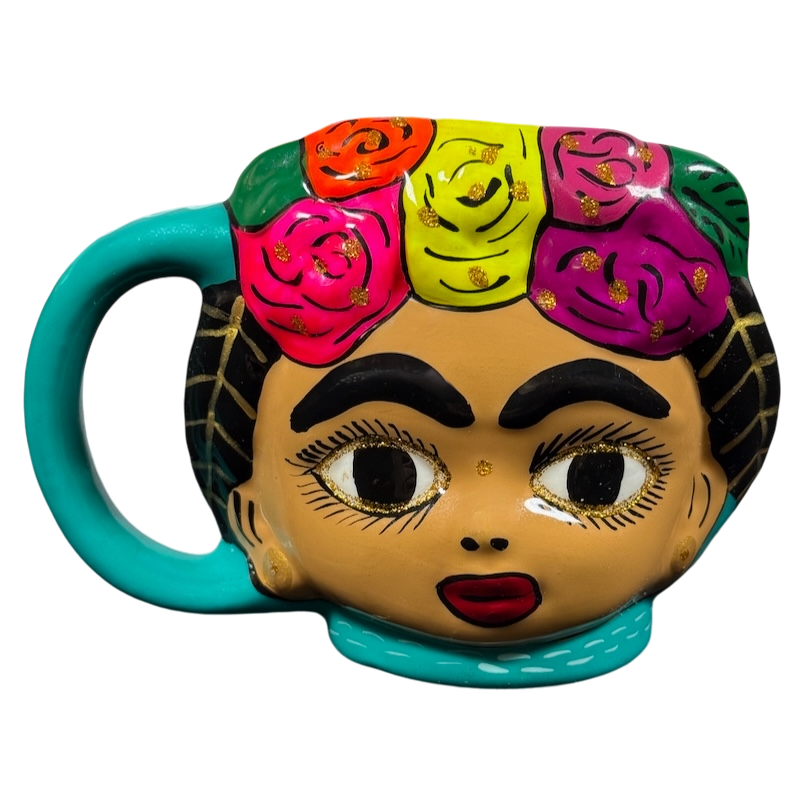 Frida Kahlo 3D Embossed Figural Mug