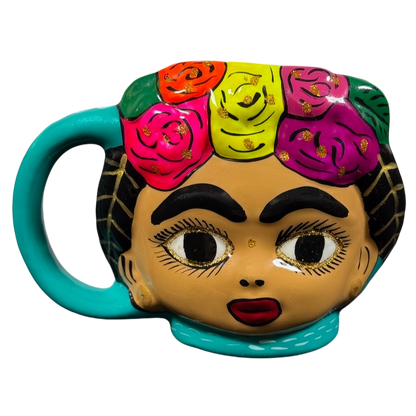 Frida Kahlo 3D Embossed Figural Mug