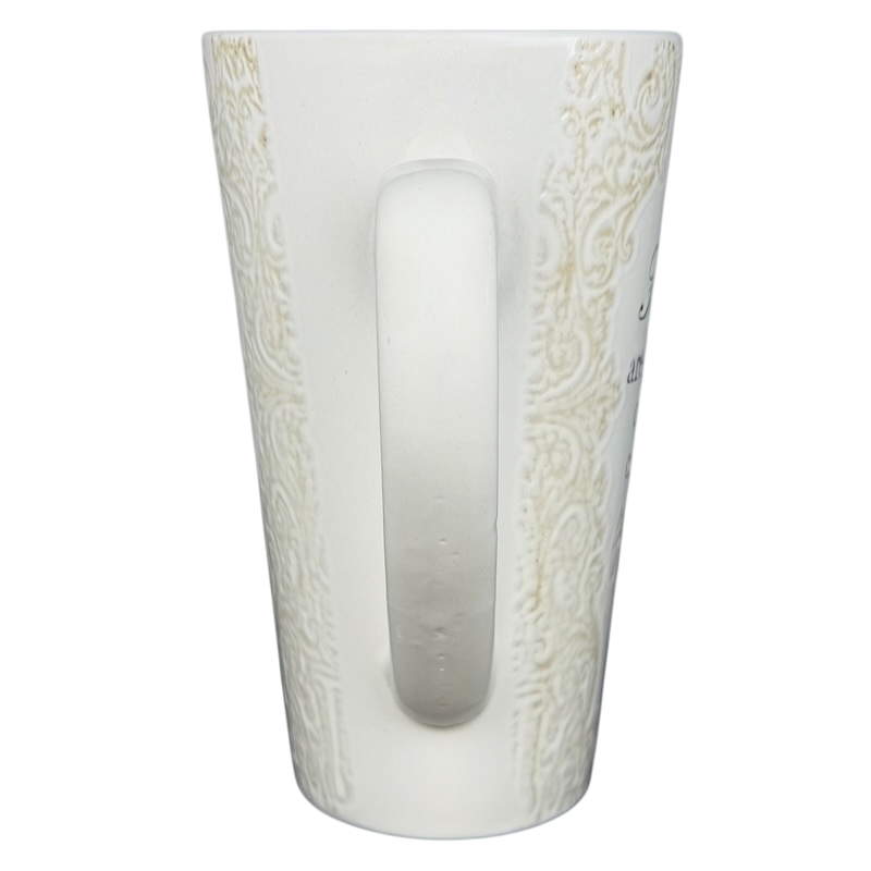 Friends Are Gods Way Of Taking Care Of Us Etched Lace Pattern Tall Mug Spectrum Designz