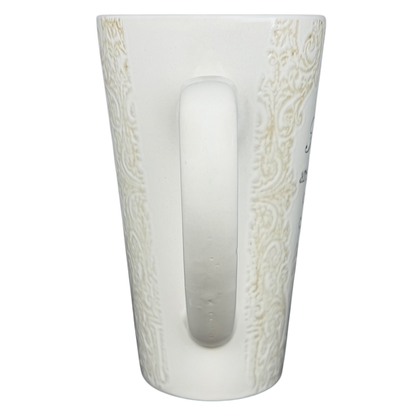 Friends Are Gods Way Of Taking Care Of Us Etched Lace Pattern Tall Mug Spectrum Designz