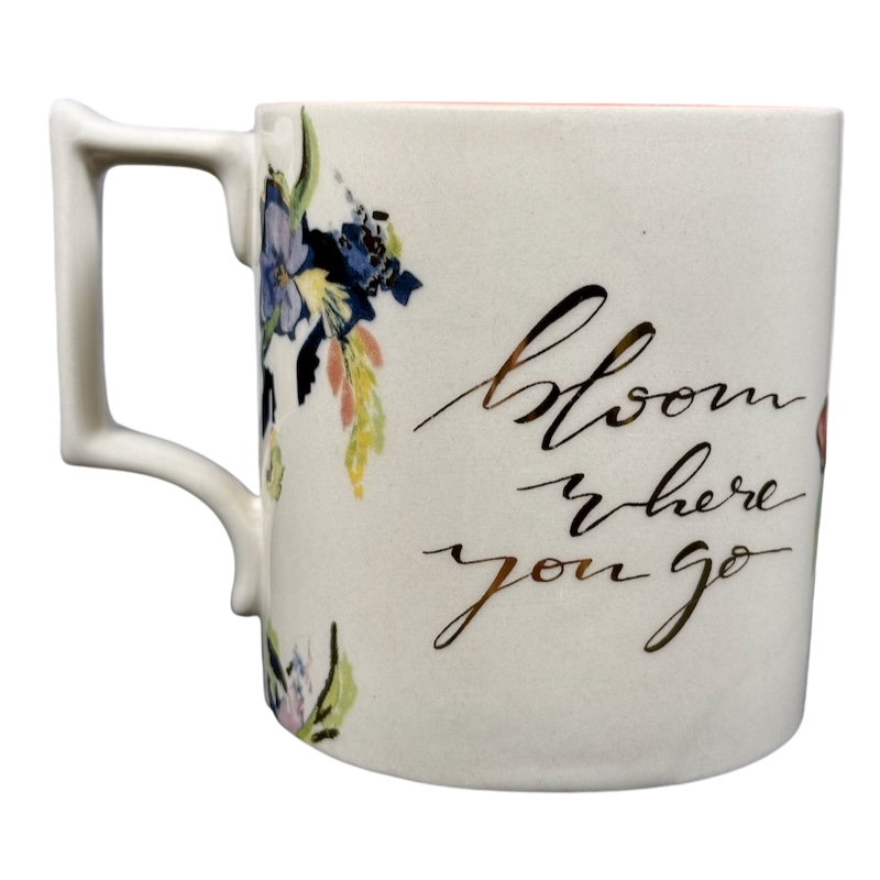 Bloom Where You Go Whitney Winkler Watercolor & Ink Art Mug Anthropologie