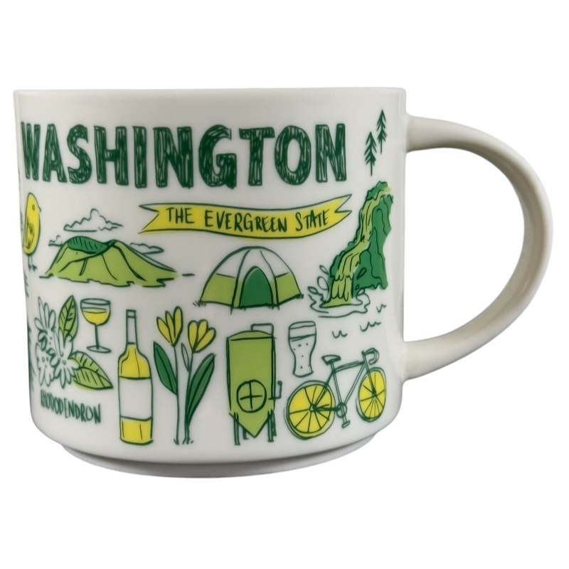 Been There Series Across The Globe Collection Washington 14oz Mug 2018 Starbucks