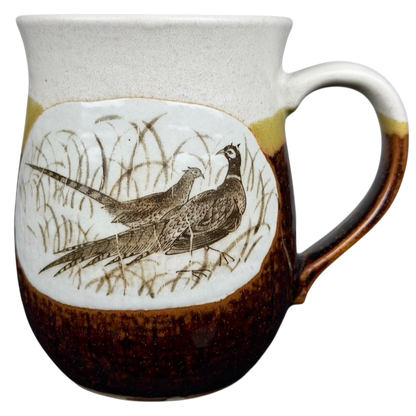 Pheasants In The Grass Tankard Mug Otagiri