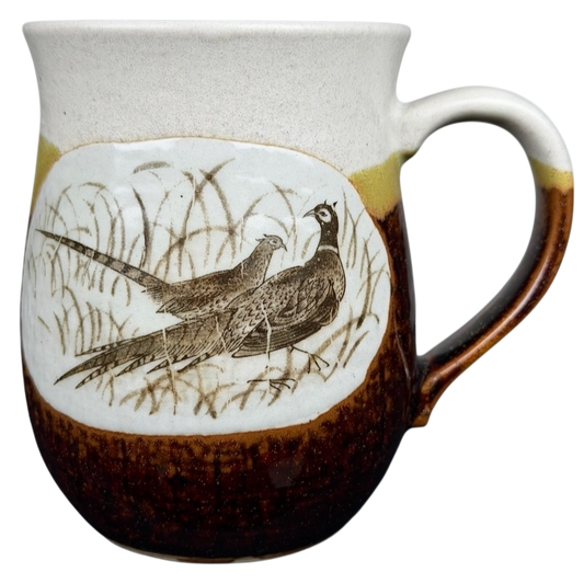 Pheasants In The Grass Tankard Mug Otagiri