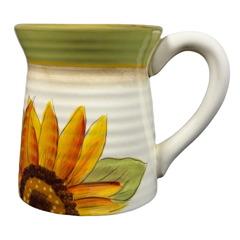 Sunflower Mug Clay Art