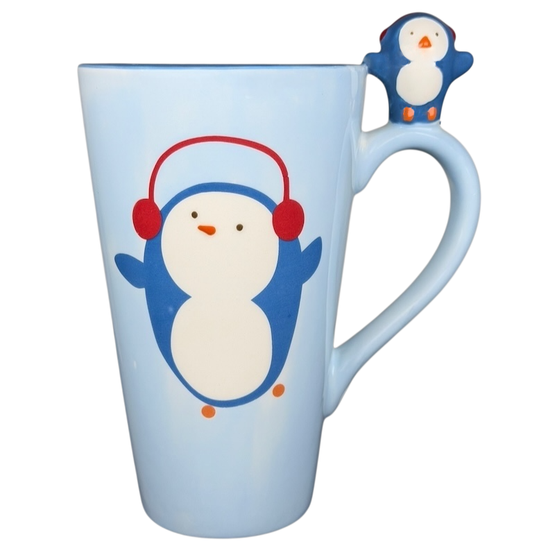 Holiday 08 Be Merry Penguin Christmas Mug Target