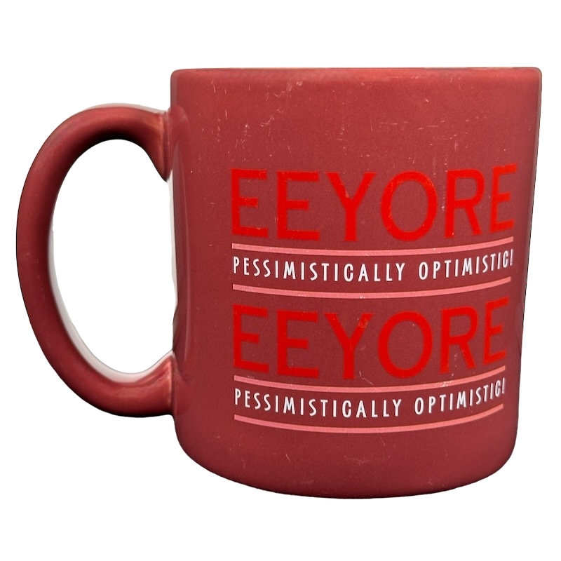 Eeyore Pessimistically Optimistic 3D Embossed Mug Disney