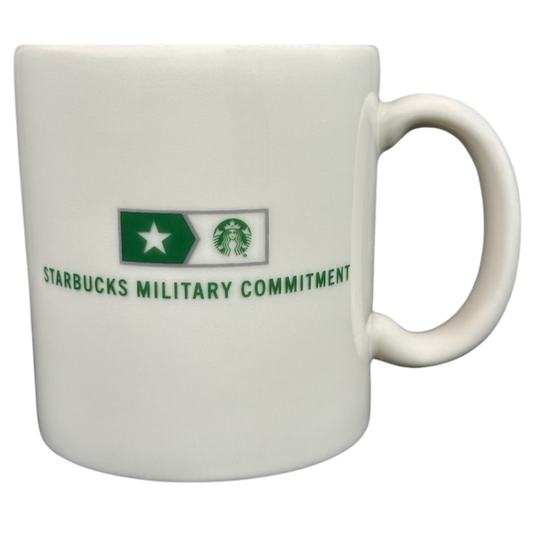 Starbucks Military Commitment Proudly Serving Those Who Serve 14oz Mug 2018 Starbucks