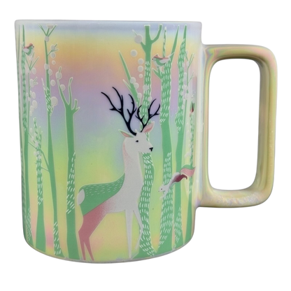 Holiday 2020 Iridescent White Deer In Forest 14oz Mug Starbucks